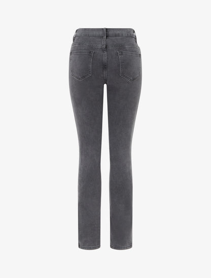 Jean skinny taille haute - Gris anthracite - 2