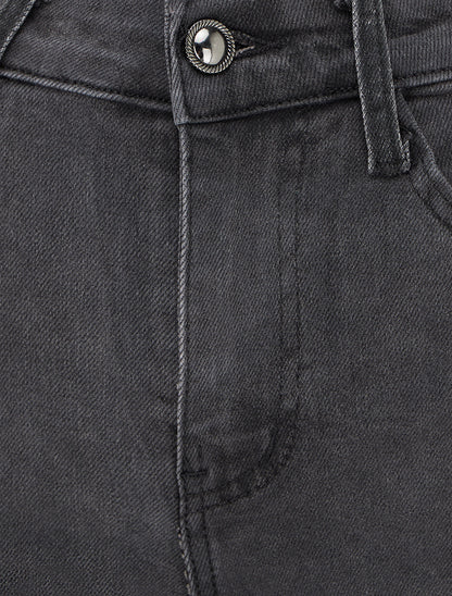 Jean basique wide leg - Gris anthracite - 3