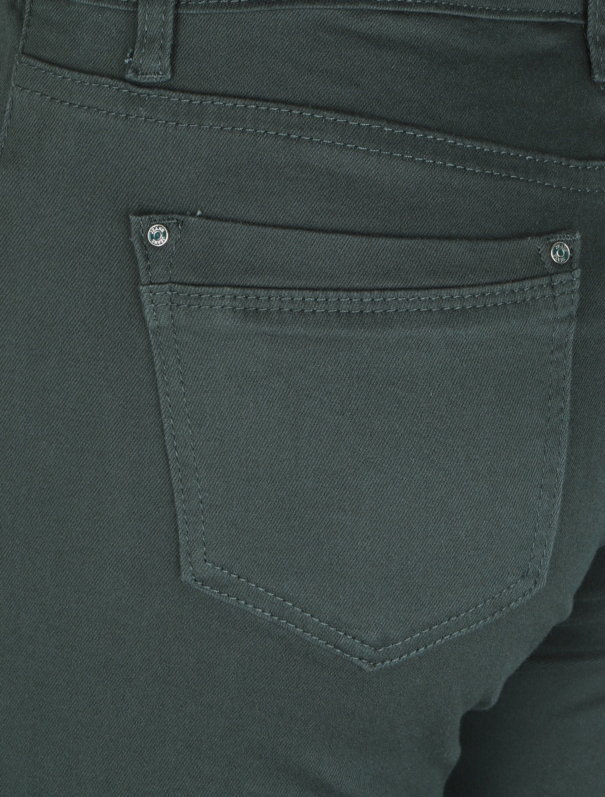Jean slim stretch à taille haute - Vert sapin - 3