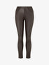 Jean skinny effet ciré - Marron - 1