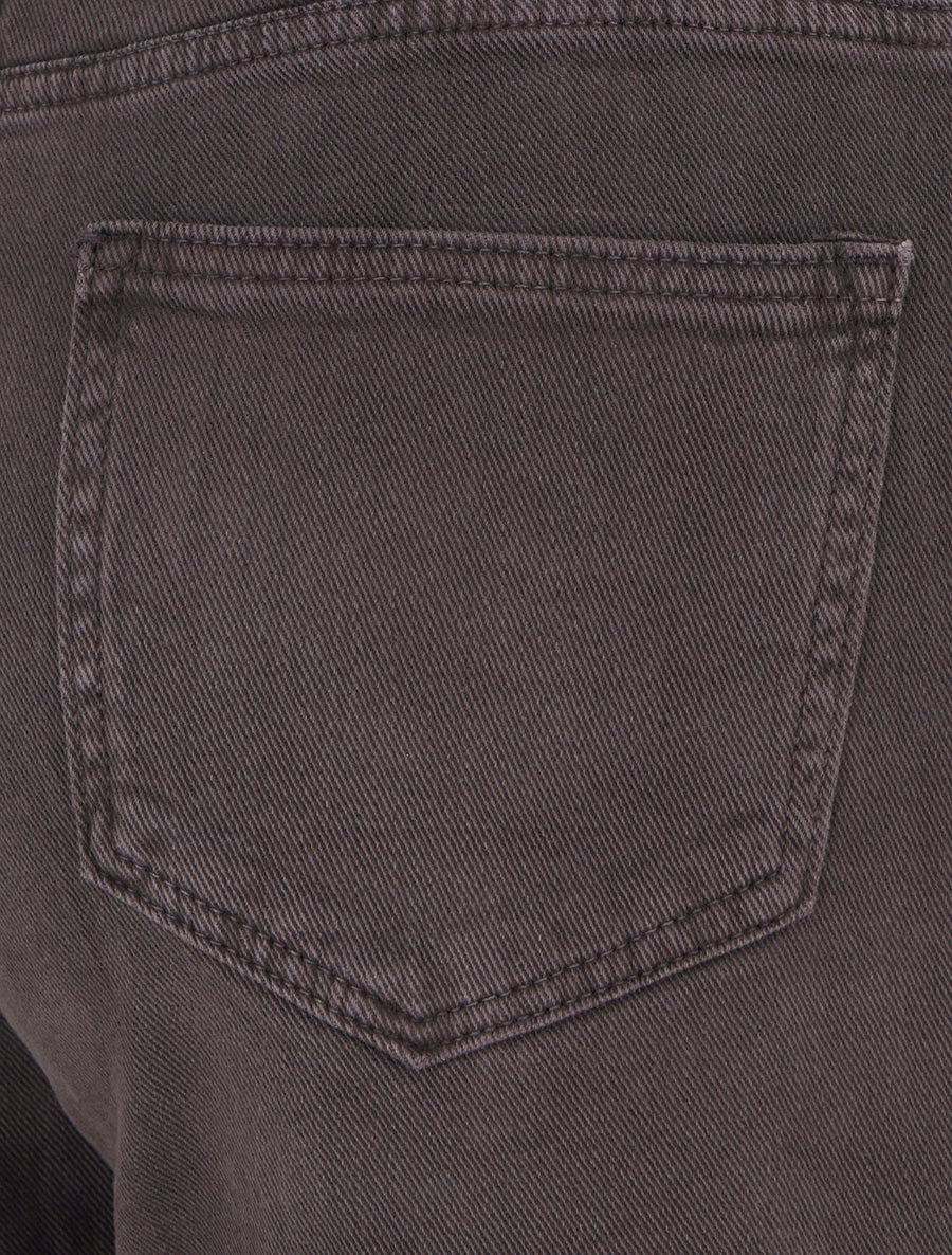 Jean uni wide leg - Marron/gris - 3