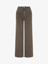 Jean uni wide leg - Taupe - 1