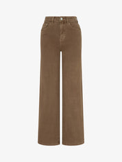 Jean uni wide leg - Camel - 1