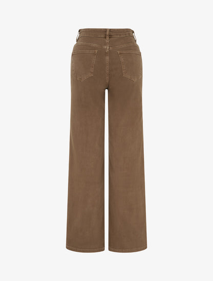 Jean uni wide leg - Camel - 2