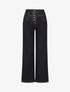 Jean wide leg fermeture boutonnée - Bleu brut - 1