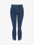 Jean 7/8 à bords à clous style étoiles - Bleu denim - 5