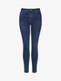 Jean slim à taille haute - Bleu denim - 4