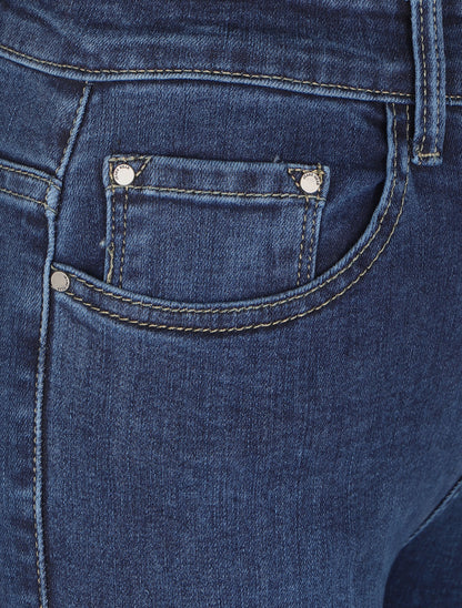 Jean slim à taille haute - Bleu denim - 3