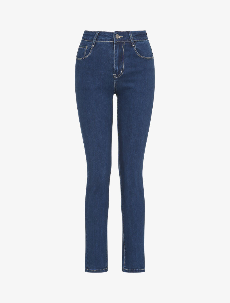 Jean taille standard coupe droite - Bleu denim - 4