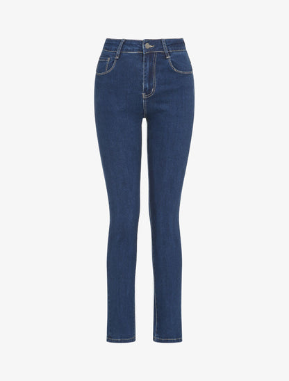 Jean taille standard coupe droite - Bleu denim - 4