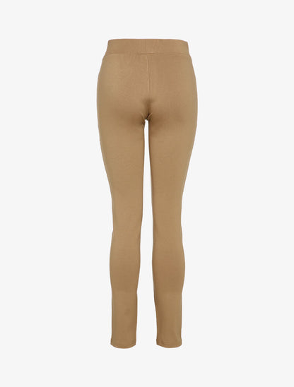 Legging à cuisses stylisées - Taupe - 2