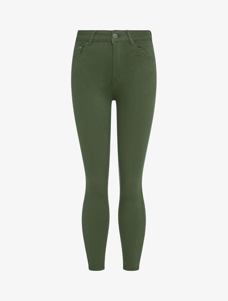 Jean slim uni - Kaki - 1