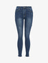 Jean skinny griffé - Bleu denim - 1