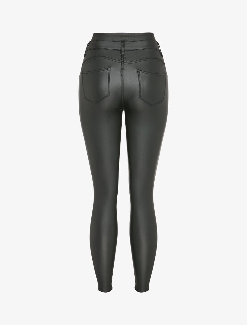 Jean skinny enduit - Noir - 2