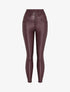 Jean skinny enduit - Bordeaux - 1
