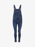 Salopette en jean coupe slim - Bleu denim - 4