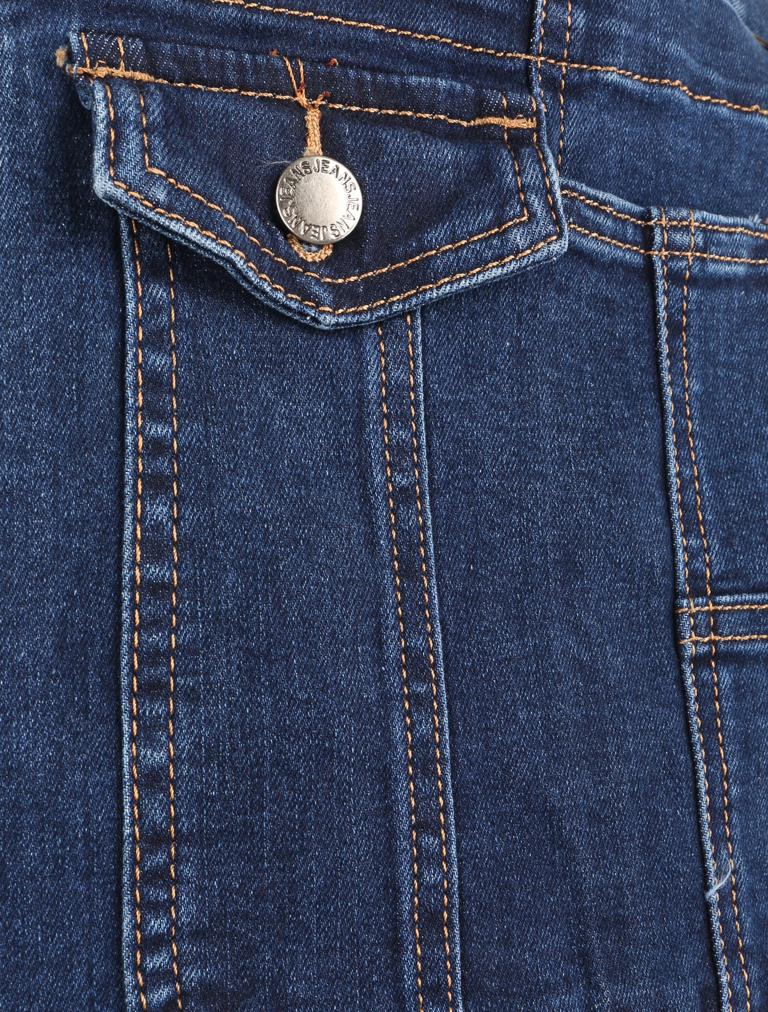 Salopette en jean coupe slim - Bleu denim - 3