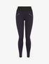 Legging ultra skinny à taille texturée et à petits zips - Marine - 1