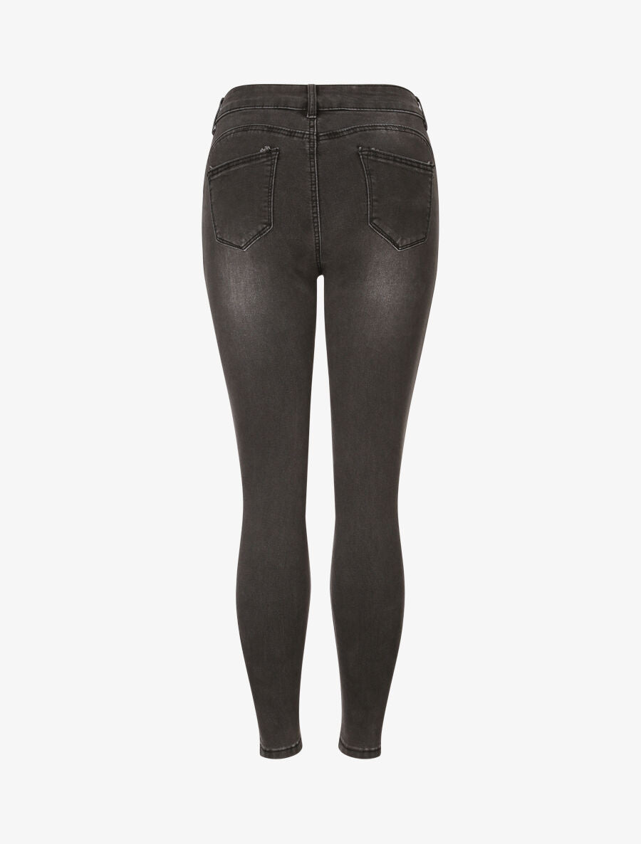 Jean skinny 7/8 - Gris foncé - 2