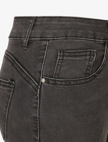 Jean skinny 7/8 - Gris foncé - 3