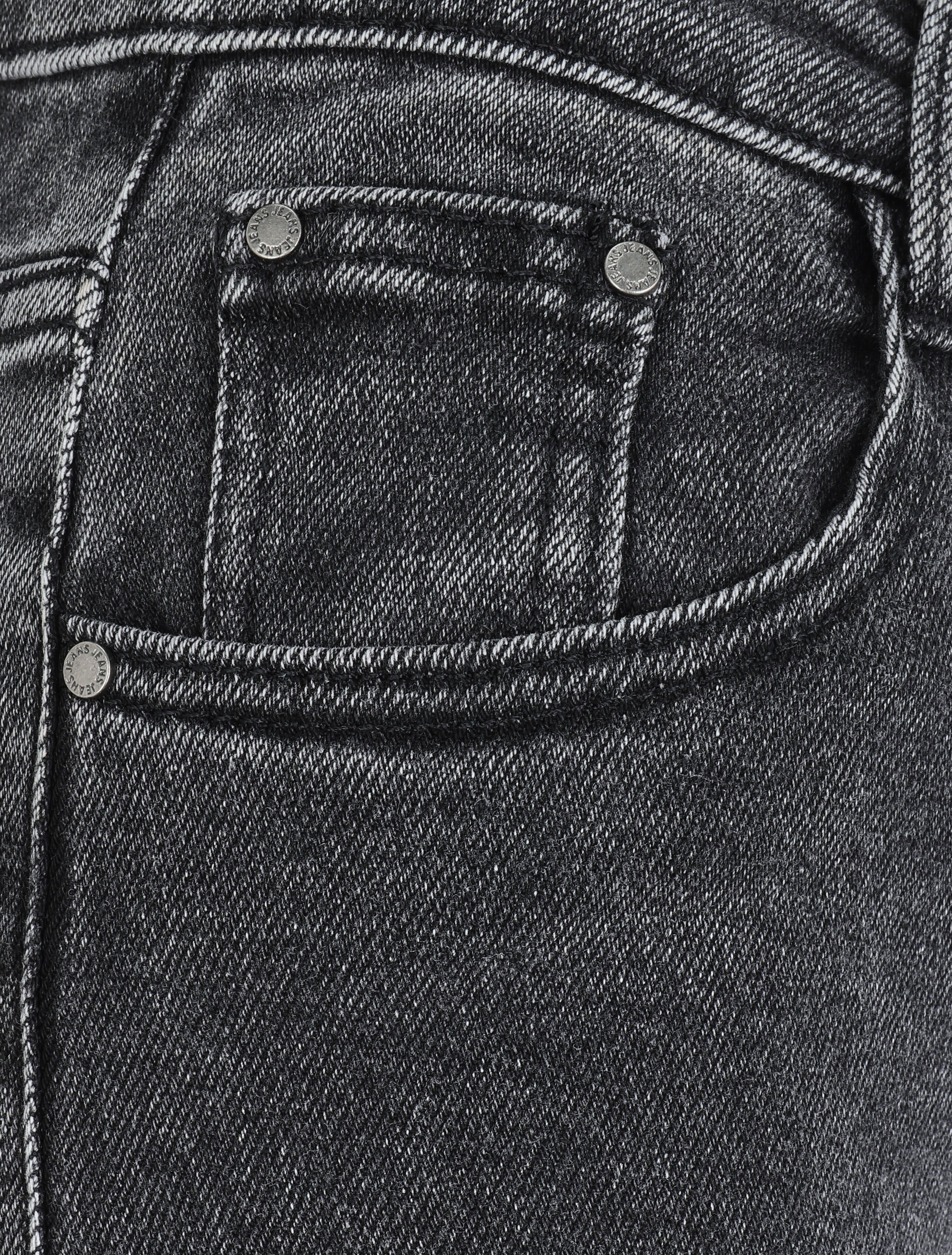 Jean droit à taille standard - Gris foncé - 3