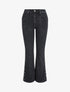 Jean flare à bords boutonnés - Gris foncé - 4
