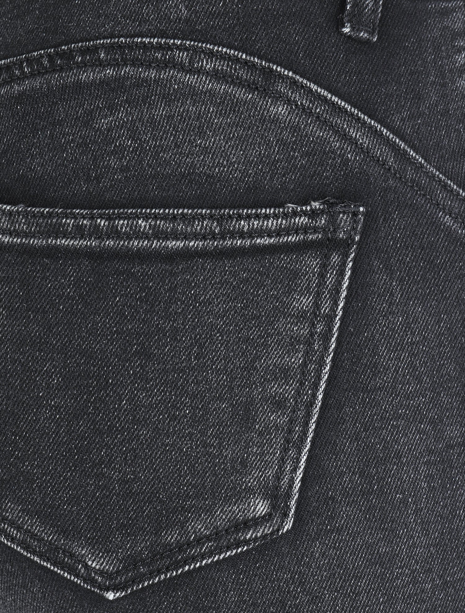 Jean flare à bords boutonnés - Gris foncé - 3