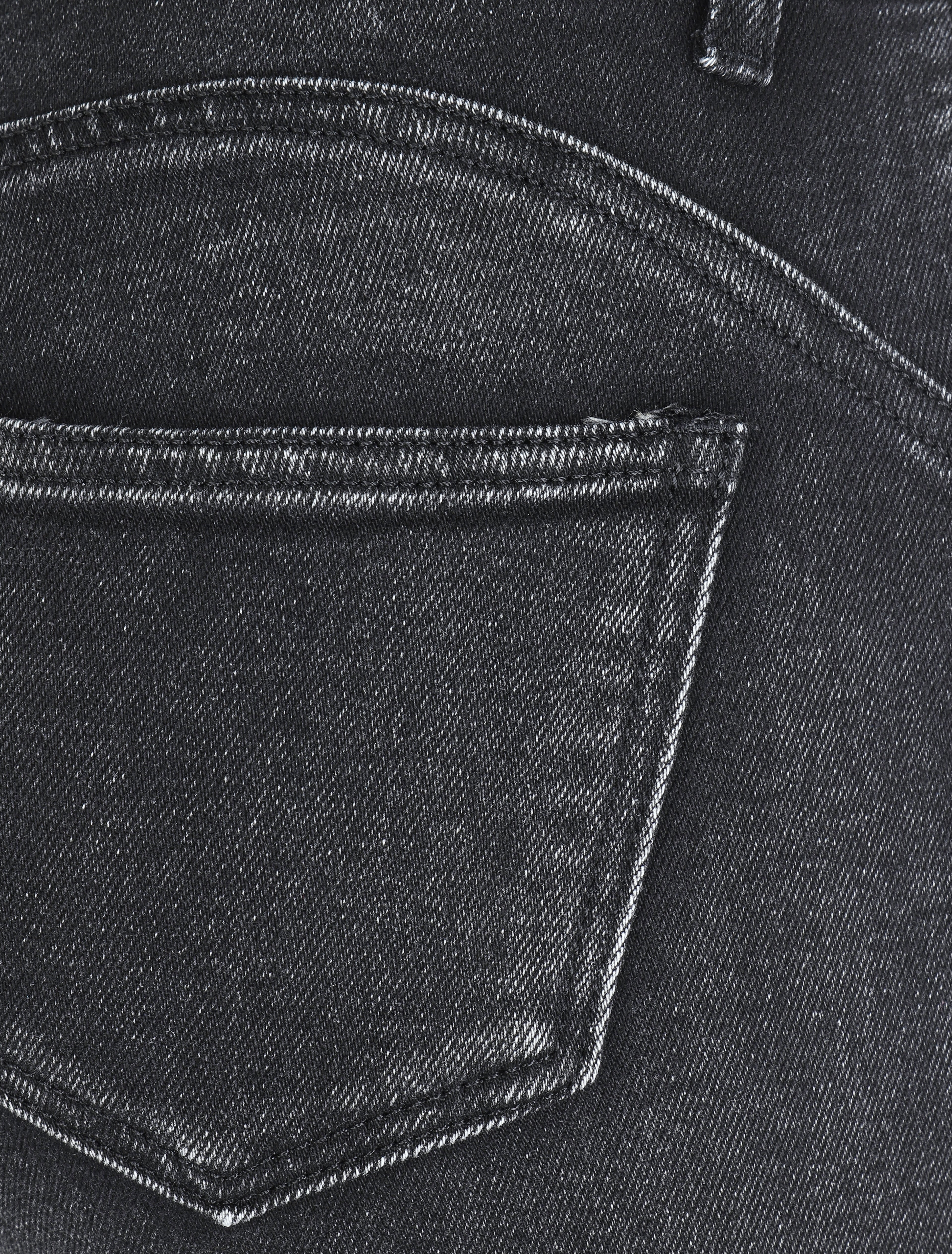 Jean flare à bords boutonnés - Gris foncé - 3