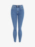 Jean skinny push up à taille haute - Bleu denim - 1
