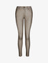 Pantalon en simili effet python - Gris clair - 1