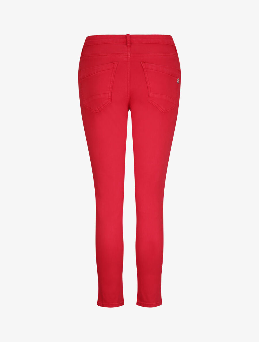 Pantalon droit uni - Rouge - 2
