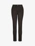 Jean grande taille slim uni à taille haute - Noir - 1