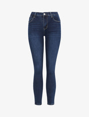 Jean push-up skinny - Bleu foncé - 1