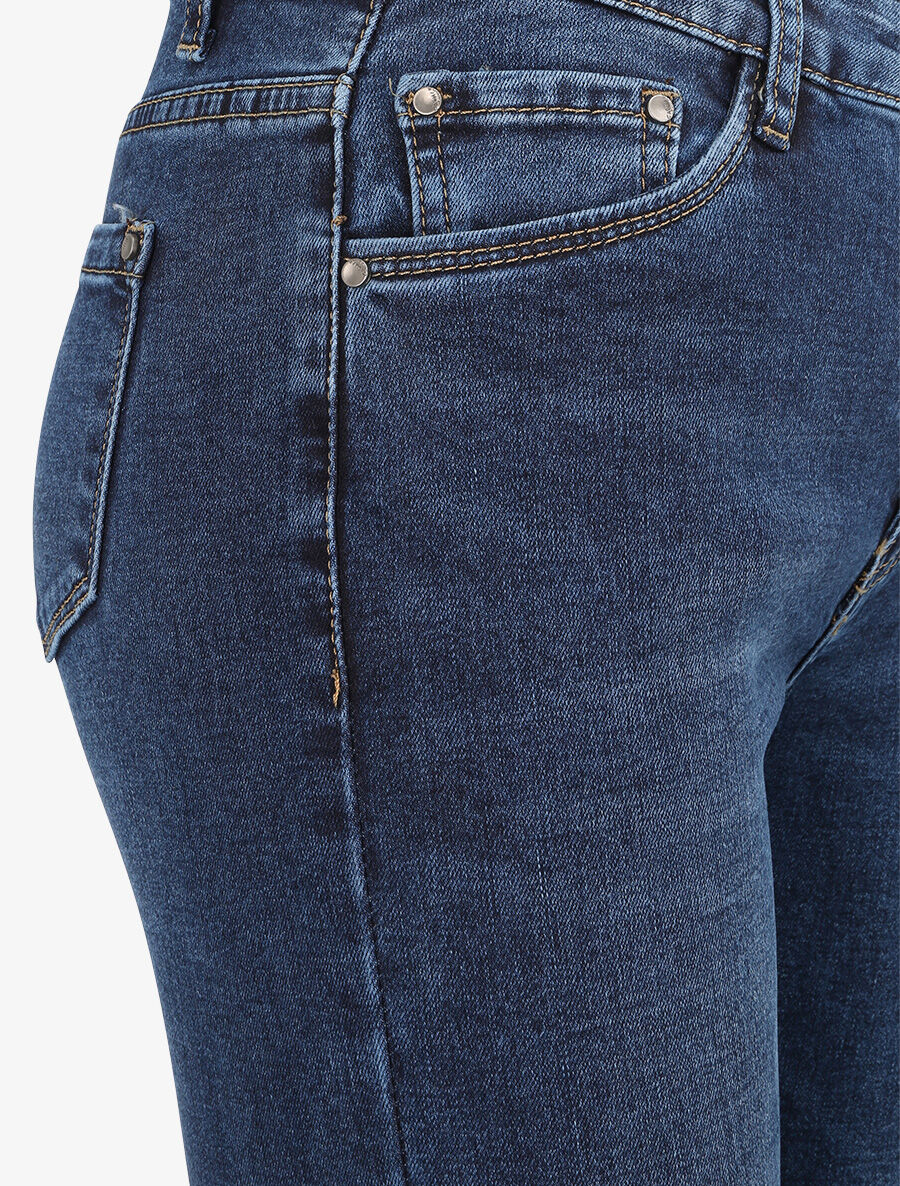 Jean skinny taille haute - Bleu denim - 5