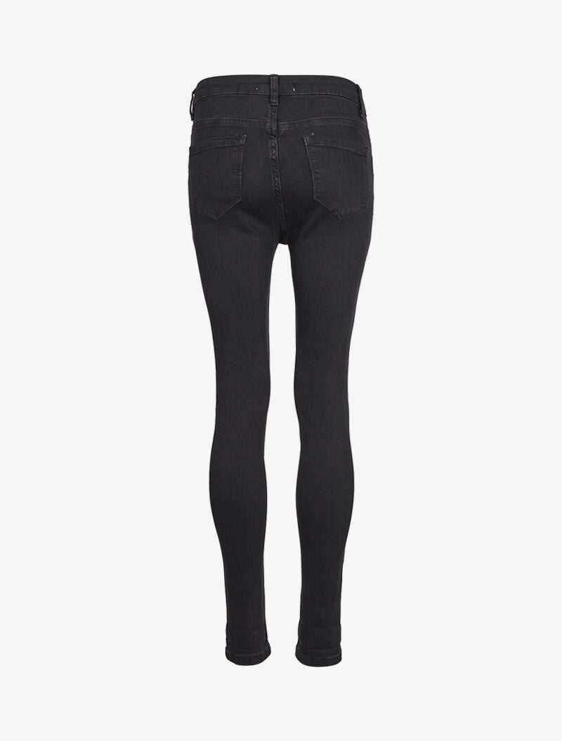 Jean skinny uni - Noir - 2