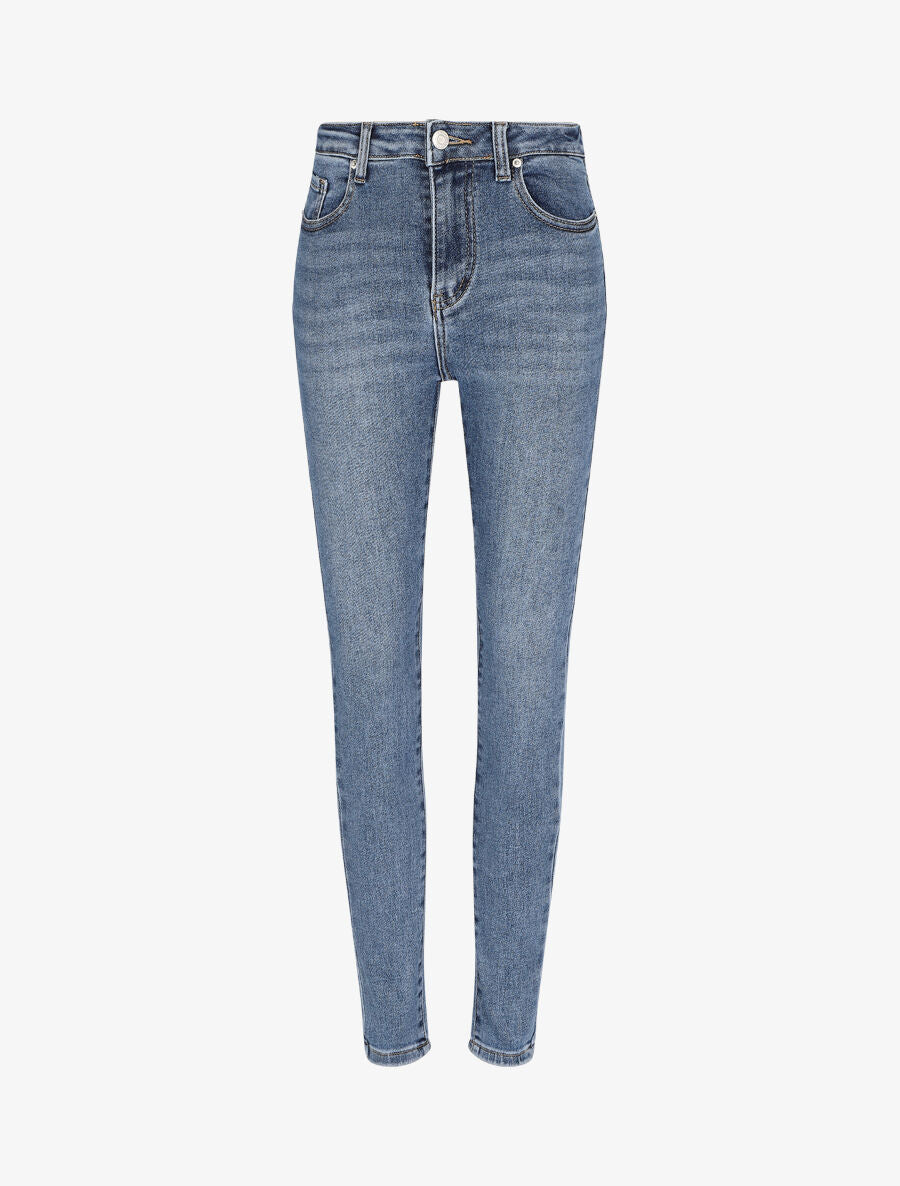 Jean stretch coupe skinny - Bleu - 4