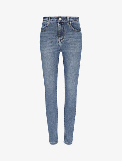 Jean stretch coupe skinny - Bleu - 4