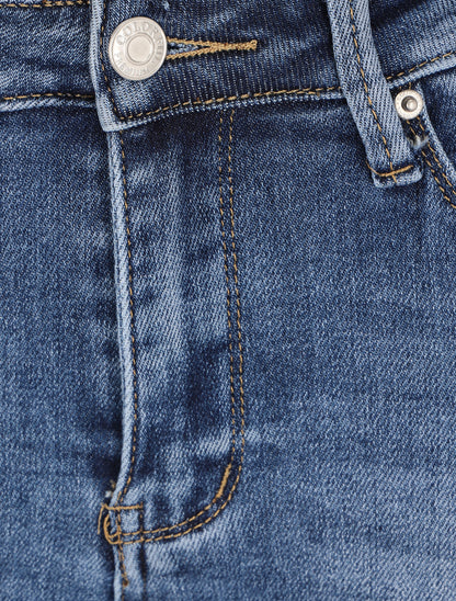 Jean push up stretch coupe skinny - Bleu - 3
