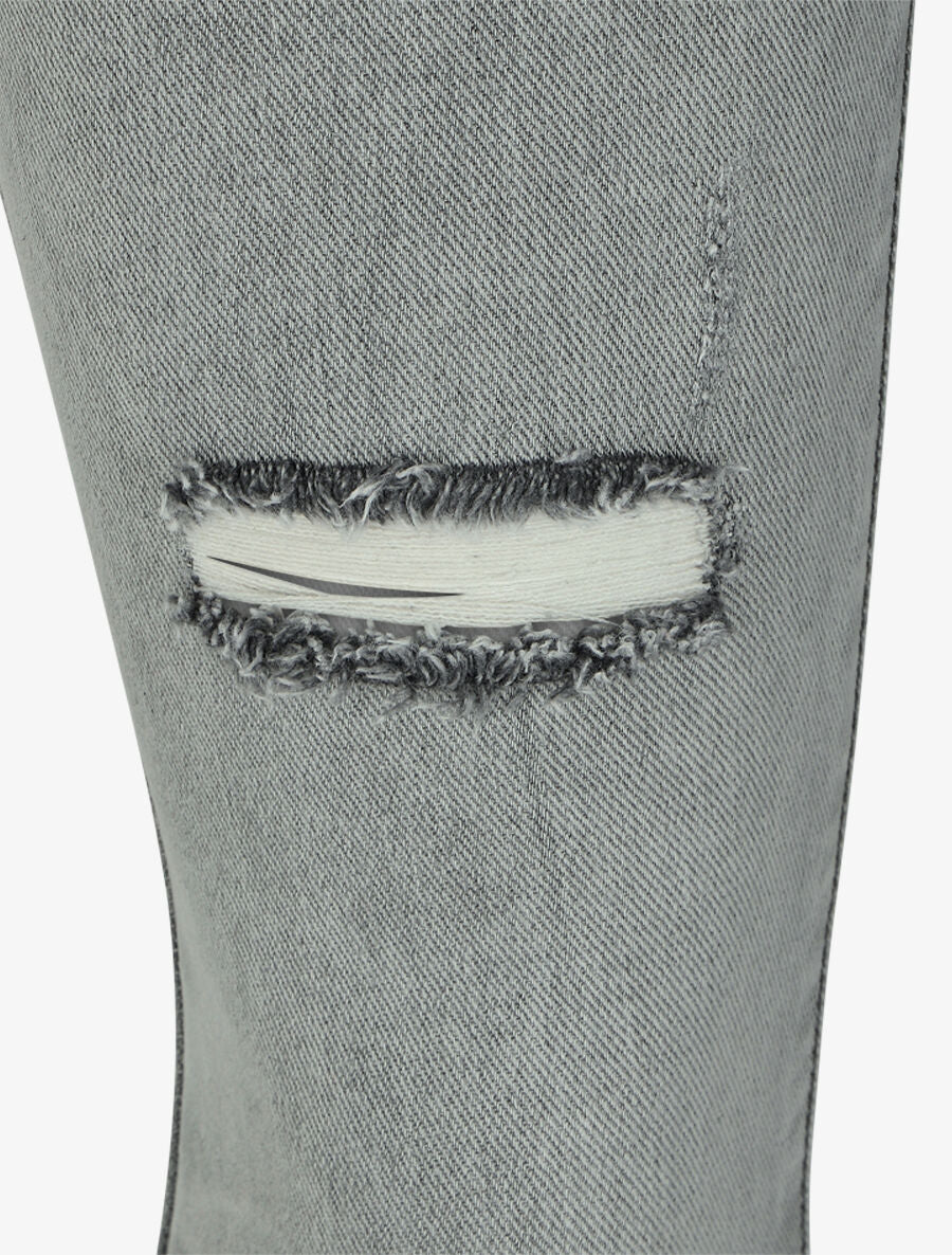 Jean push up déchiré - Gris - 3