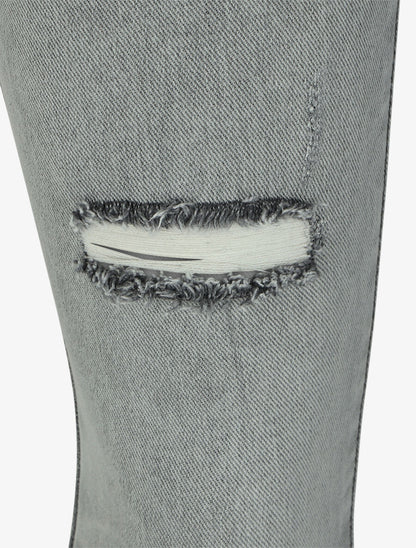 Jean push up déchiré - Gris - 3
