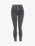 Jean skinny à taille haute stylisée - Anthracite - 3