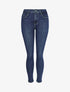 Jean slim à taille standard - Bleu denim - 1