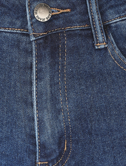 Jean ample coupe droite - Bleu - 3