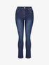 Jean slim taille haute - Bleu - 4