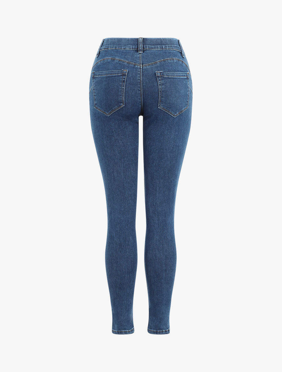 Jean push up coupe skinny - Bleu - 2