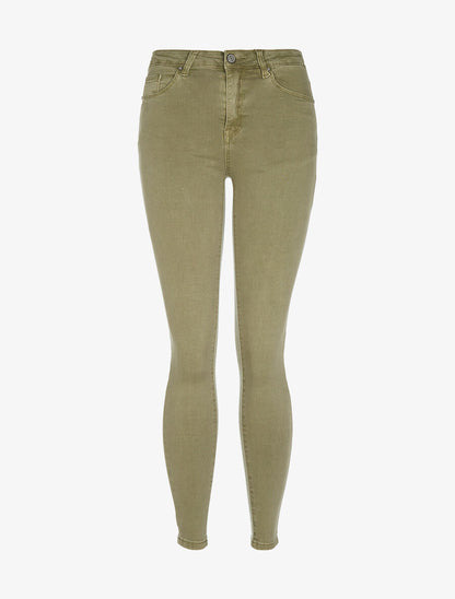 Jean basic uni skinny - Vert - 1