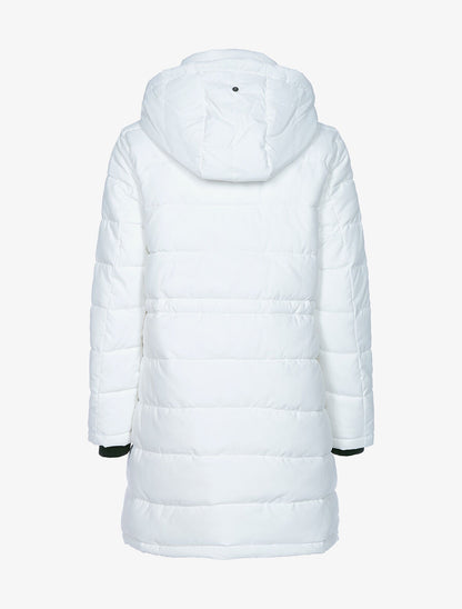 Doudoune coupe 3/4 matelassée - Blanc - 4