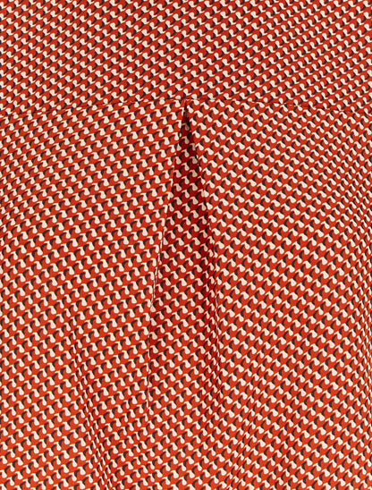 Blouse à imprimé graphique - Rouge - 3