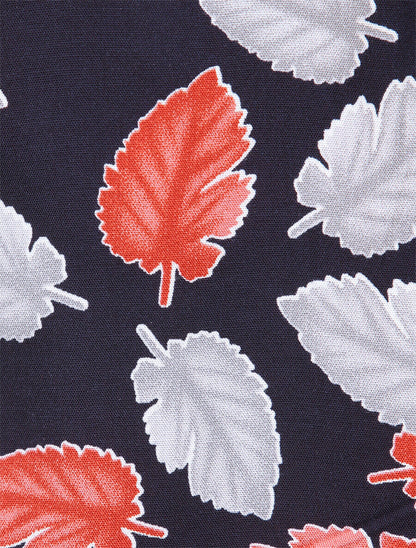 Short fluide imprimé feuilles d&