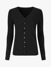 Gilet classique col V - Noir - 1